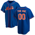 Custom New York Mets Royal Alternate Replica Pick-A-Player Baseball Jersey HELVY