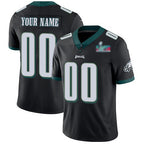 Custom P.Eagles ACTIVE PLAYER Black LVII Patch Vapor Untouchable Limited Stitched Jersey