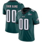Custom P.Eagles ACTIVE PLAYER Green LVII Patch Vapor Untouchable Limited Stitched Jersey