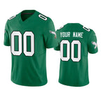 Custom P.Eagles Active Player Green 2023 F.U.S.E. Vapor Untouchable Stitched Jersey