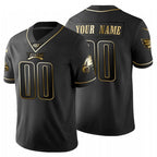 Custom P.Eagles Black Golden Limited 100 Jersey