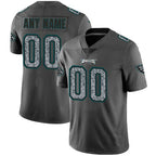Custom P.Eagles Gray Static Vapor Untouchable Limited Jersey