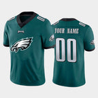 Custom P.Eagles Green Team Big Logo Vapor Untouchable Limited Jersey