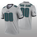 Custom P.Eagles Silver Inverted Legend Jersey