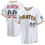 Custom Pittsburgh Pirates 2026 All-Star Edition Stars & Stripes White Stadium Pick-A-Player Baseball Jersey