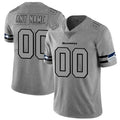 Custom S.Seahawks 2019 Gray Gridiron Gray Vapor Untouchable Limited Jersey