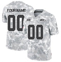 Custom S.Seahawks Active Player 2024 F.U.S.E Arctic Camo Salute To Service Limited Stitched Jersey
