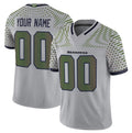 Custom S.Seahawks Active Player Gray 2025 F.U.S.E. “Rivalries” Vapor Untouchable Limited Stitched Jersey