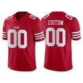 Custom SF.49ers 2022 New Scarlet Vapor Untouchable Stitched Football Jersey