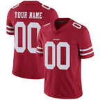 Custom SF.49ers Home Red Vapor Untouchable Limited Jersey