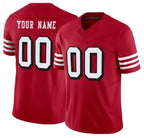 Custom SF.49ers Scarlet 2023 F.U.S.E. Vapor Untouchable Alternate Limited Stitched Jersey