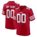 Custom SF.49ers Scarlet Jersey