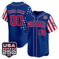 Custom San Diego Padres America 250 Edition Vapor Premier Limited Royal Stitched Baseball Jersey