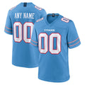 Custom T.Titans Light Blue Game Jersey