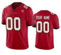 Custom TB.Buccaneers Active Player Red 2025 50th Anniversary Patch Vapor Limited Stitched Jersey