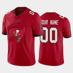 Custom TB.Buccaneers Red Team Big Logo Vapor Untouchable Limited Jersey