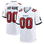 Custom TB.Buccaneers White White Game Jersey