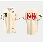 Custom Texas Rangers Active Player Cream 2023 World Series City Connect Stitched Baseball Jersey