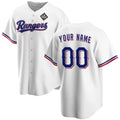 Custom Texas Rangers Active Player White 2023 World Series Stitched Baseball Jersey