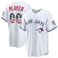 Custom Toronto Blue Jays 2026 All-Star Edition Stars & Stripes White Stadium Pick-A-Player Baseball Jersey