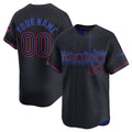 Custom Toronto Blue Jays Active Player Black 2024 City Connect Limited Stitched Baseball Jersey