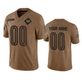 Custom W.Commanders Active Player 2023 Brown Salute To Setvice Limited Stitched Jersey