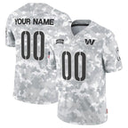 Custom W.Commanders Active Player 2024 F.U.S.E Arctic Camo Salute To Service Limited Stitched Jersey