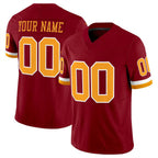 Custom W.Commanders Active Player Burgundy 2025 F.U.S.E. Throwback Limited Stitched Jersey