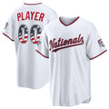 Custom Washington Nationals 2026 All-Star Edition Stars & Stripes White Stadium Pick-A-Player Baseball Jersey