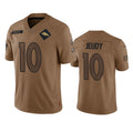 D.Broncos #10 Jerry Jeudy 2023 Brown Salute To Service Limited Stitched Football Jersey