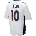 D.Broncos #10 Jerry Jeudy White Game Football Jersey