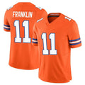 D.Broncos #11 Troy Franklin Orange F.U.S.E. Mile High Collection 1977 Throwback Vapor Limited Stitched Football Jersey