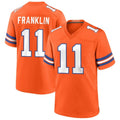 D.Broncos #11 Troy Franklin Player Orange Collection Throwback Football Jersey