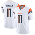 D.Broncos #11 Troy Franklin White 2025 F.U.S.E. Vapor Limited Stitched Football Jersey