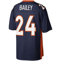 D.Broncos #24 Champ Bailey Mitchell & Ness Navy Legacy Replica Football Jersey