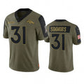 D.Broncos #31 Justin Simmons Olive 2021 Salute To Service Limited Stitched Football Jersey
