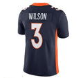 D.Broncos #3 Russell Wilson Alternate Vapor Limited Navy Stitched American Football Jersey