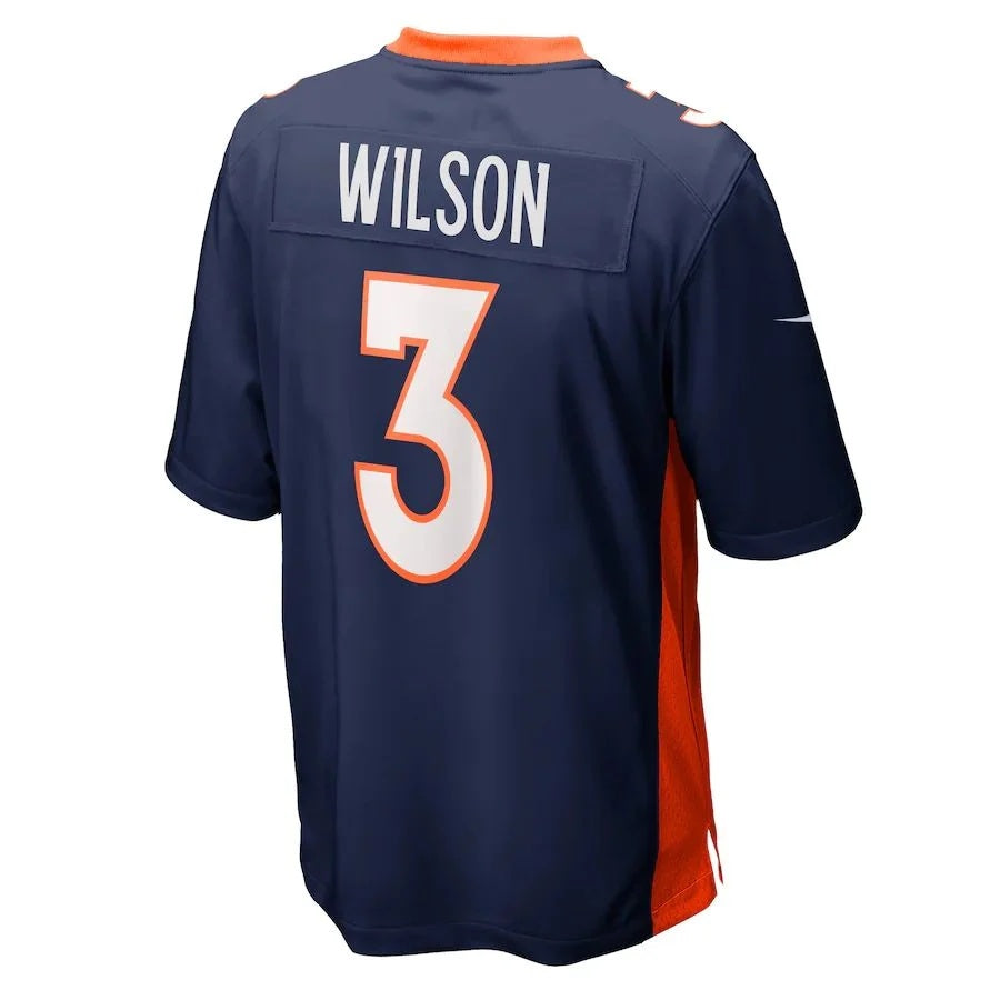 D.Broncos #3 Russell Wilson Navy Alternate Game Stitched American Football Jersey