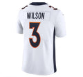 D.Broncos #3 Russell Wilson Team Vapor Limited White Stitched American Football Jersey