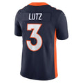 D.Broncos #3 Wil Lutz Player Navy Vapor Untouchable Limited Football Jersey