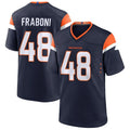 D.Broncos #48 Mitchell Fraboni Player Navy Home Game Football Jersey
