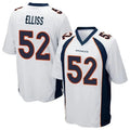 D.Broncos #52 Jonah Elliss Player White Game Football Jersey