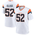 D.Broncos #52 Jonah Elliss Player White Home Game Football Jersey