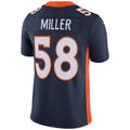 D.Broncos #58 Von Miller Navy Vapor Untouchable Limited Player Football Jersey