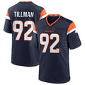D.Broncos #92 Dondrea Tillman Player Navy Home Game Football Jersey