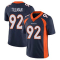 D.Broncos #92 Dondrea Tillman Player Navy Vapor Untouchable Limited Football Jersey