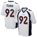 D.Broncos #92 Dondrea Tillman Player White Game Football Jersey