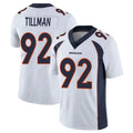 D.Broncos #92 Dondrea Tillman Player White Vapor Untouchable Limited Football Jersey
