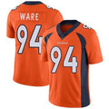 D.Broncos #94 DeMarcus Ware Orange Team Color Stitched Vapor Untouchable Limited Football Jersey