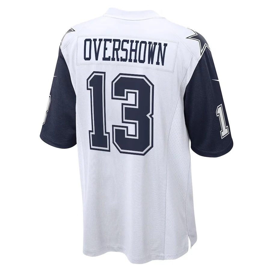 D.Cowboys #13 DeMarvion Overshown Player White Game American Football Jersey